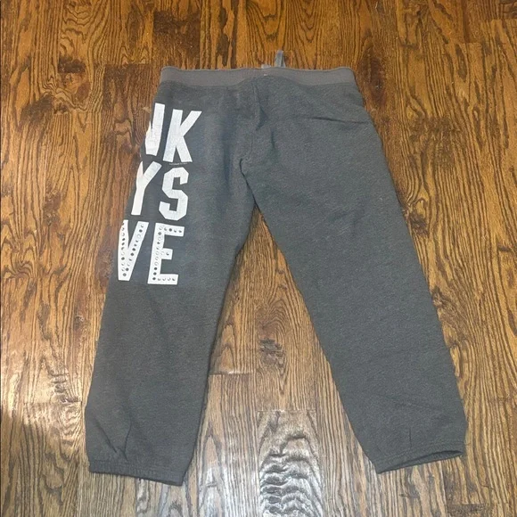 Victoria's Secret Gray and Pink Sweatpants - Picture 4 of 4